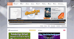 Desktop Screenshot of discofoxfm.de